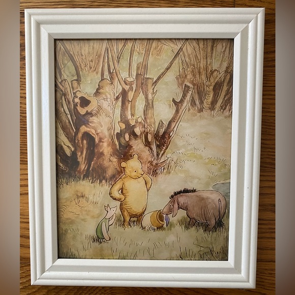 Winnie the Pooh Vintage Framed Prints - Picture 5 of 6